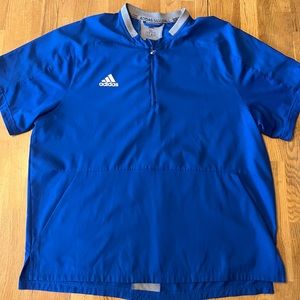 Adidas, extra large, royal blue cage jacket